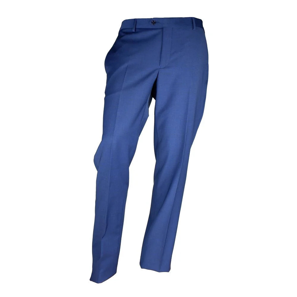Emilio Romanelli Blue Wool Men Suit - IT46 | S