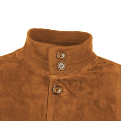 Emilio Romanelli Brown Calfskin Men Bomber Jacket - Bomber Jackets