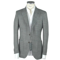 Emilio Romanelli Gray Wool Men’s Blazer - Sport Jackets