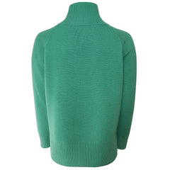 Emilio Romanelli Green Cashmere Women Sweater - Sweaters