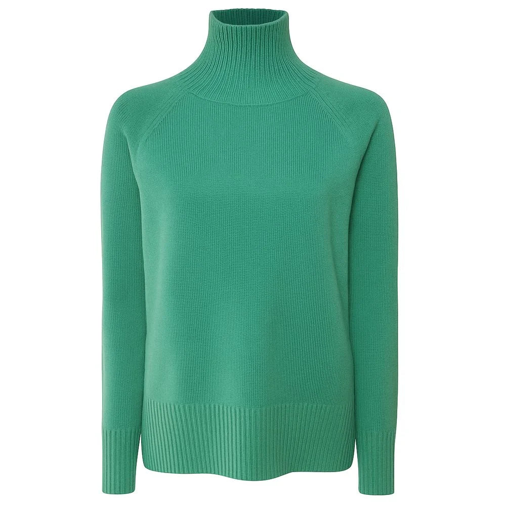 Emilio Romanelli Green Cashmere Women Sweater - Sweaters