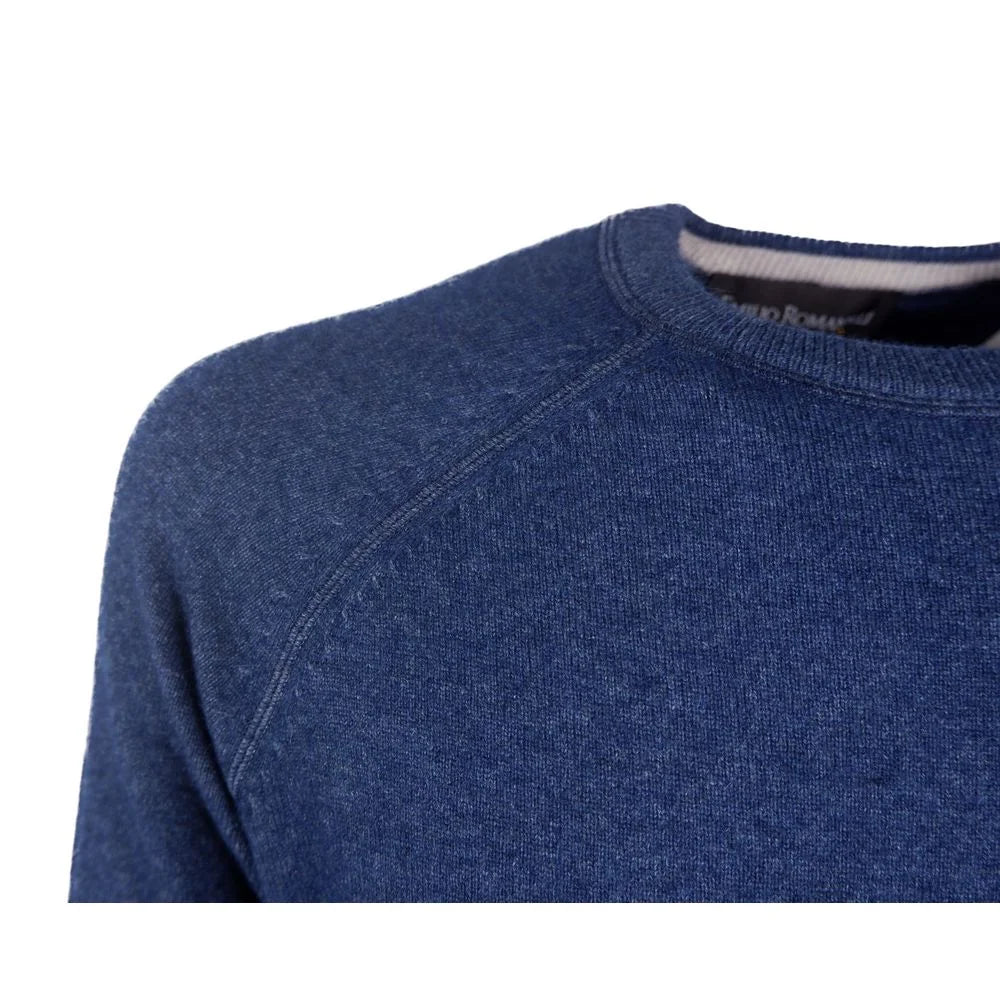 Emilio Romanelli Navy Cashmere Men Sweater - IT46 | S - Sweaters