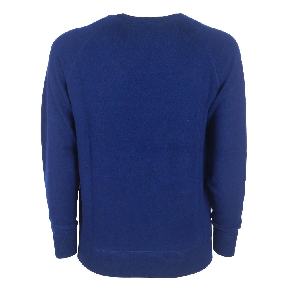 Emilio Romanelli Navy Cashmere Men Sweater - IT46 | S - Sweaters