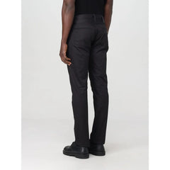 Emporio Armani Black Cotton Casual Pants - W30