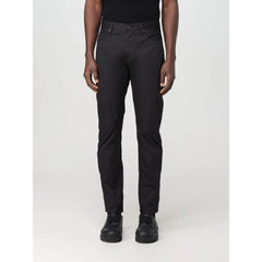 Emporio Armani Black Cotton Casual Pants - W30