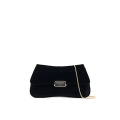Emporio Armani Black Polyester Clutch Bag