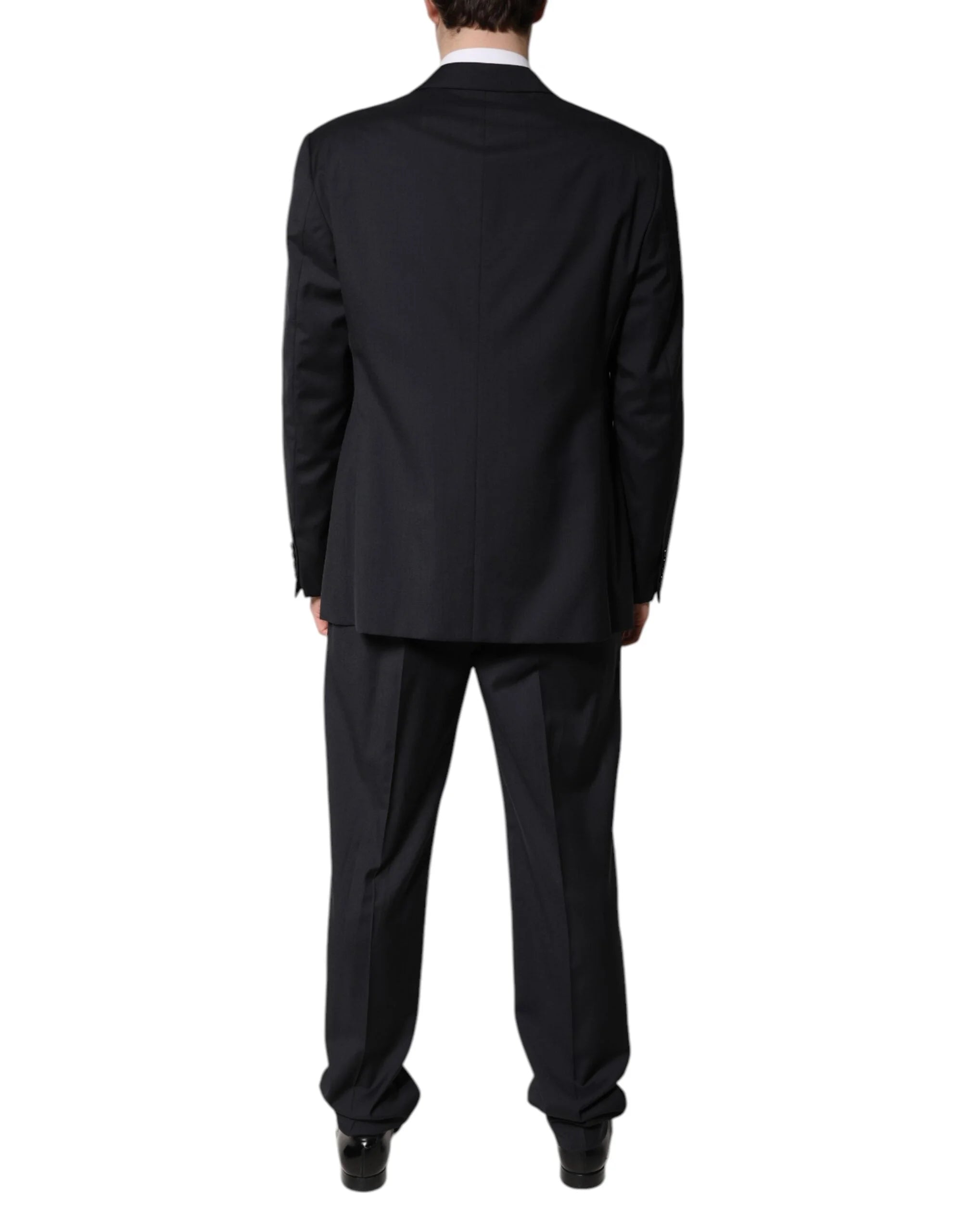 Emporio Armani Black Single Breasted Formal 2 Piece Suit - IT48 | M - Pant Suits
