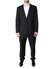 Emporio Armani Black Single Breasted Formal 2 Piece Suit - IT48 | M - Pant Suits