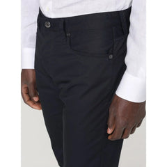 Emporio Armani Blue Cotton Casual Pants - W30