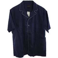 Emporio Armani Blue Cotton Shirt - XXL - Shirts