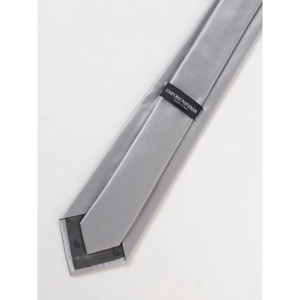 Emporio Armani Blue Silk Tie