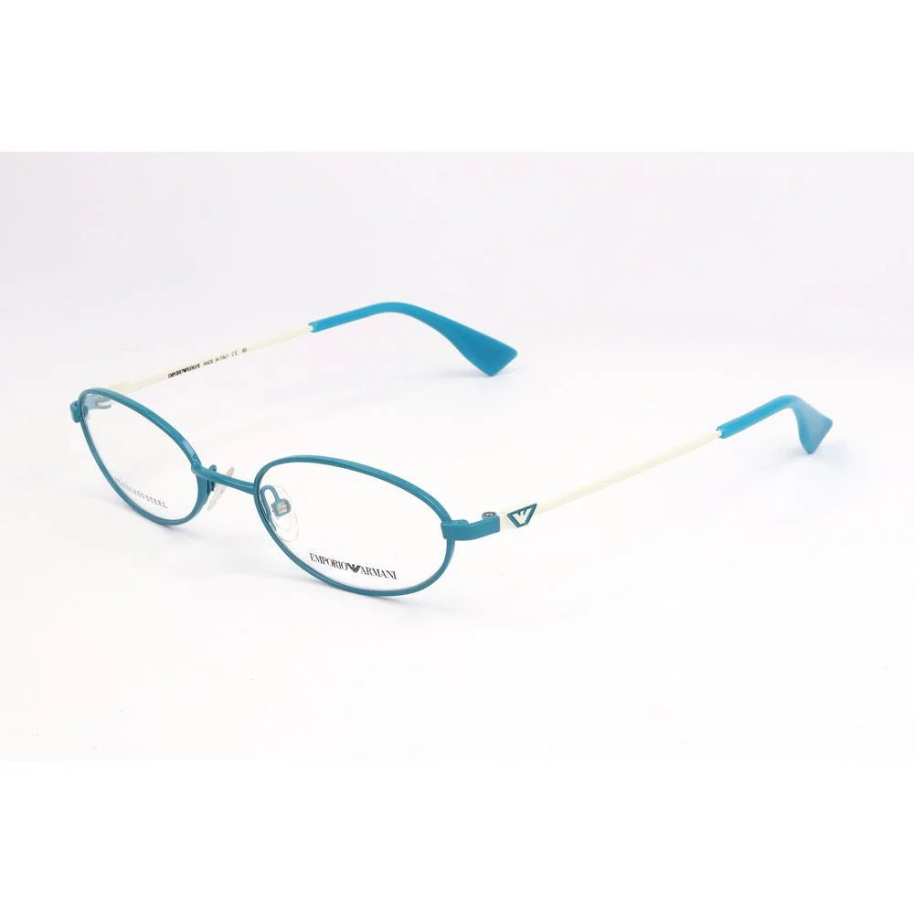 Emporio Armani Blue Stainless Steel Frames