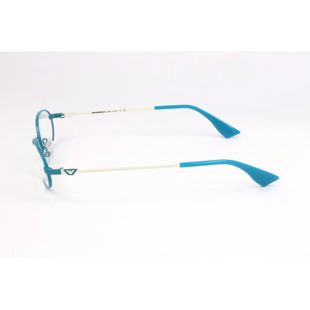 Emporio Armani Blue Stainless Steel Frames