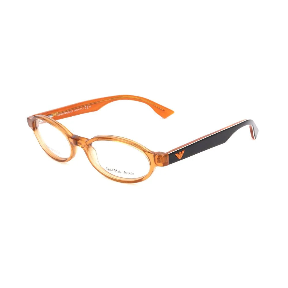 Emporio Armani Brown Acetate Frames