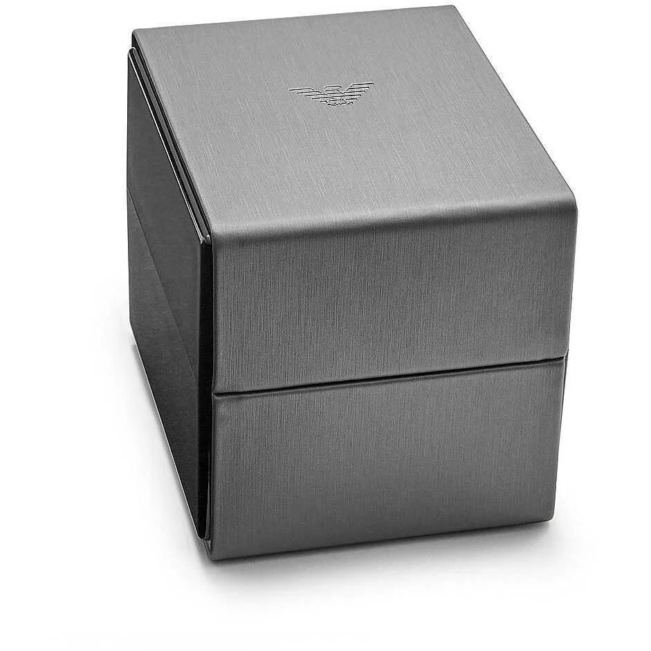 Emporio Armani Elegant Bordeaux Leather Watch for Women - Watches