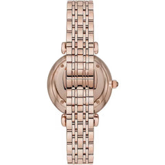 Emporio Armani Elegant Rose Gold-Tone Ladies Watch - Watches