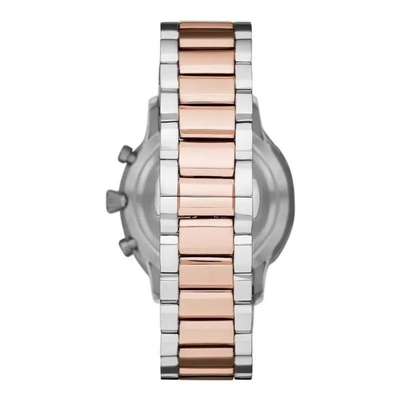 Emporio Armani Elegant Two-Tone Timepiece for Men - Watches