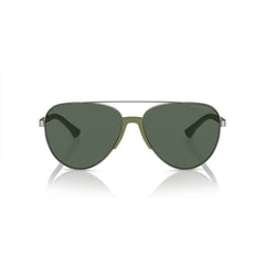Emporio Armani Gray Metal Sunglasses