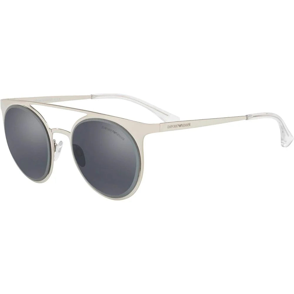 Emporio Armani Gray Metal Sunglasses