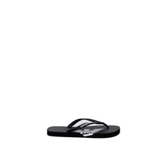 Emporio Armani Underwear Black And White Rubber Flip-Flop Sandals - EU38/US8