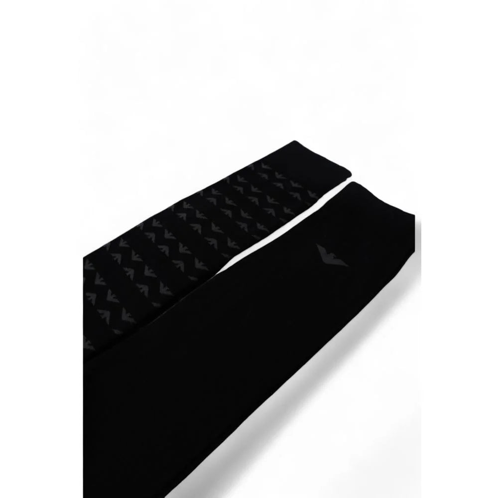 Emporio Armani Underwear Black Cotton Sock - One Size - Crew Socks