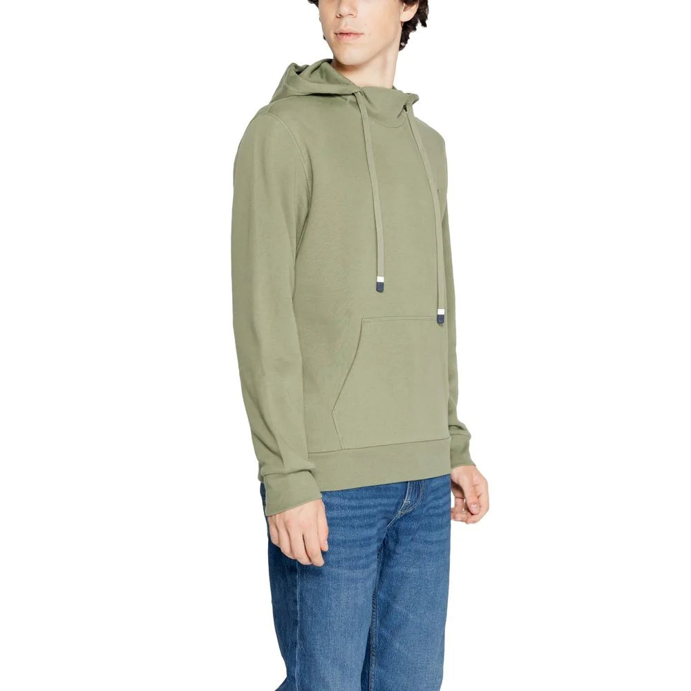 Emporio Armani Underwear Green Cotton Hoody - IT44 | S - Hoodies