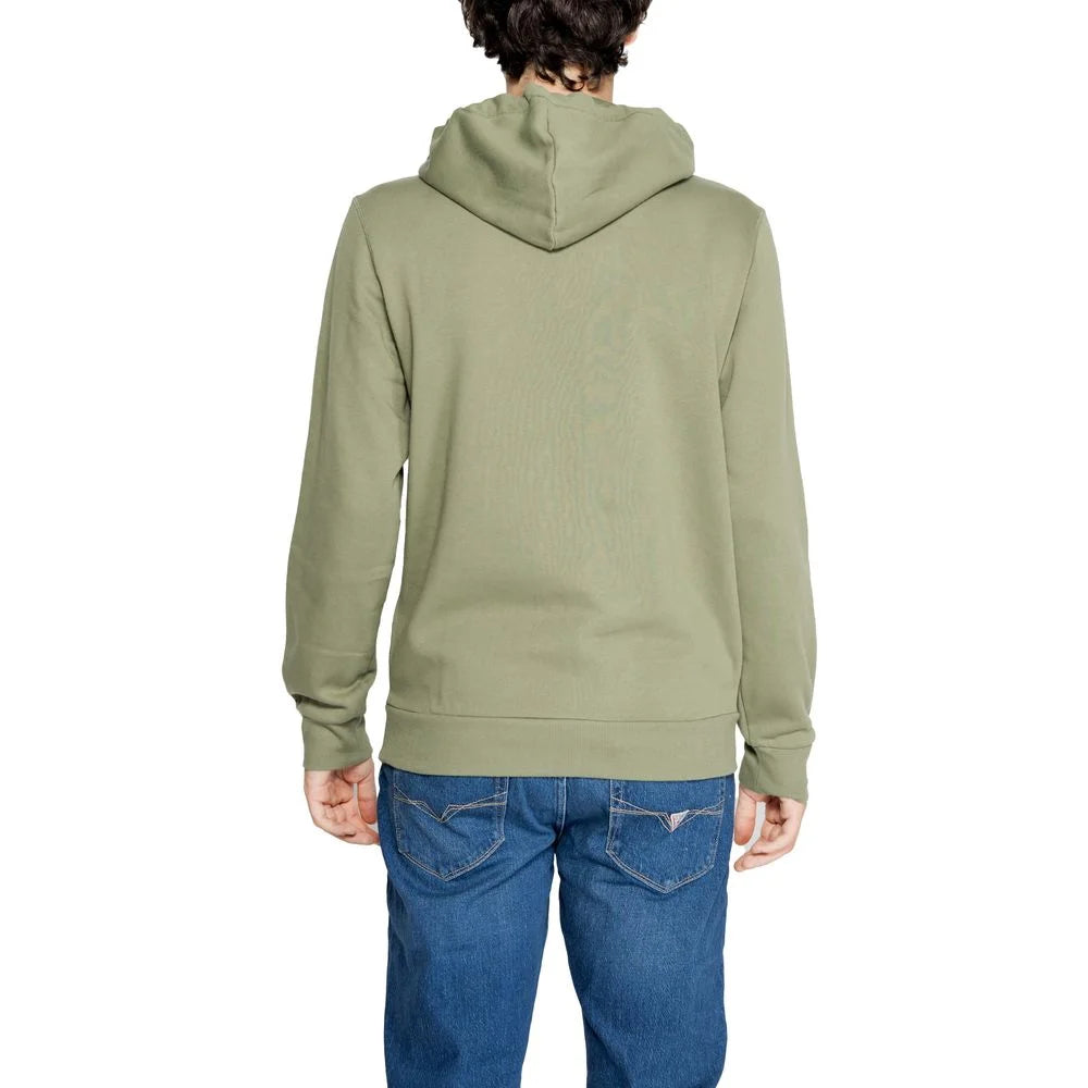 Emporio Armani Underwear Green Cotton Hoody - IT44 | S - Hoodies