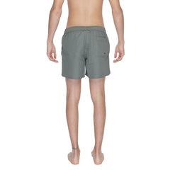 Emporio Armani Underwear Green Polyester Swim Short - IT54 | XXL - Swim Boxers