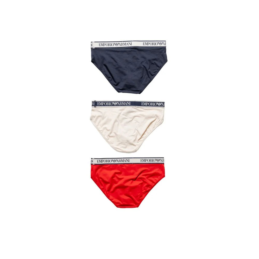 Emporio Armani Underwear Red Cotton Underwear - IT44 | S - Briefs