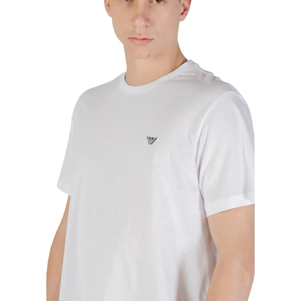 Emporio Armani Underwear White Cotton T-Shirt - T-Shirts