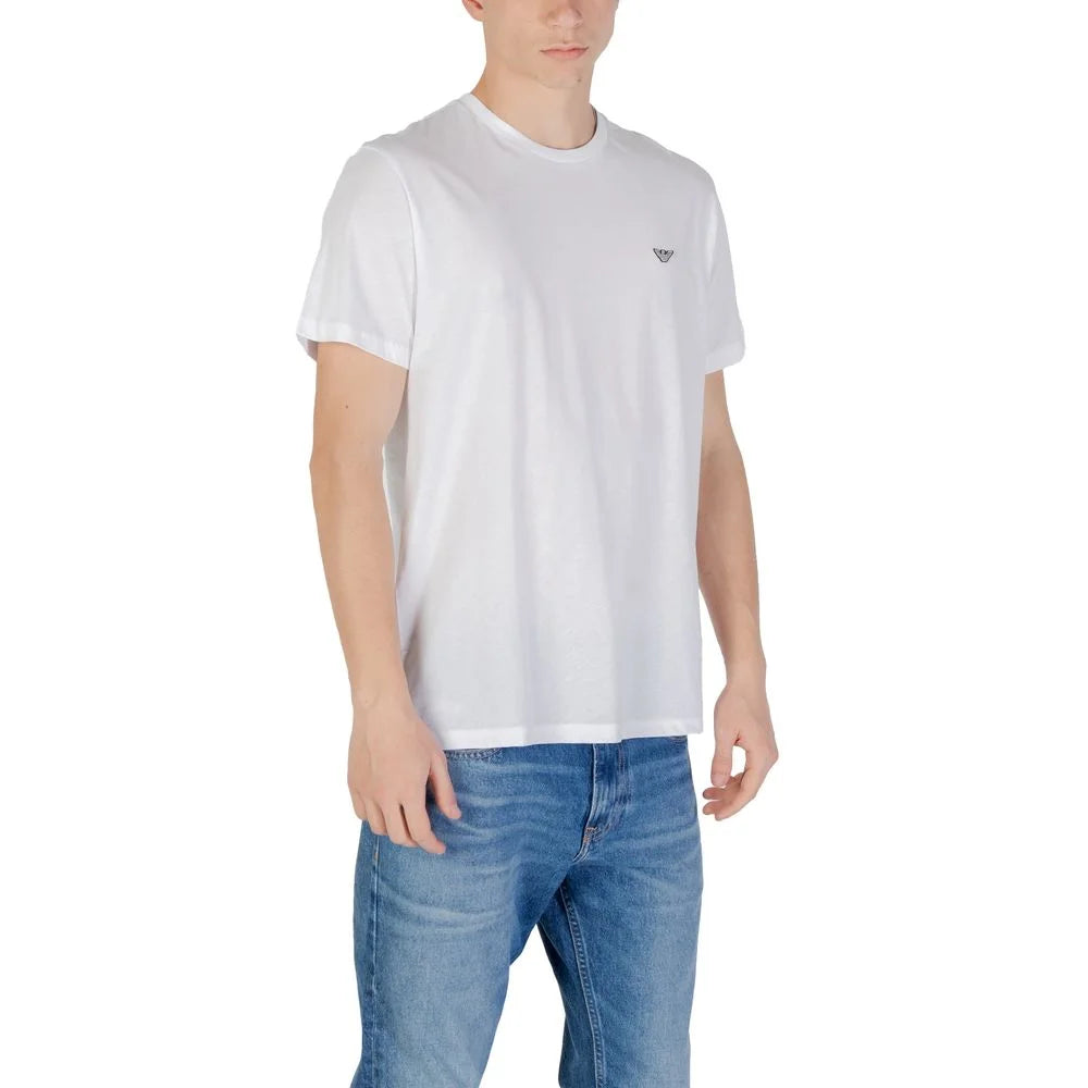 Emporio Armani Underwear White Cotton T-Shirt - T-Shirts