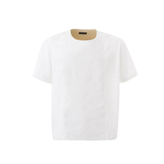 Emporio Armani White Cotton T-Shirt - T-Shirts