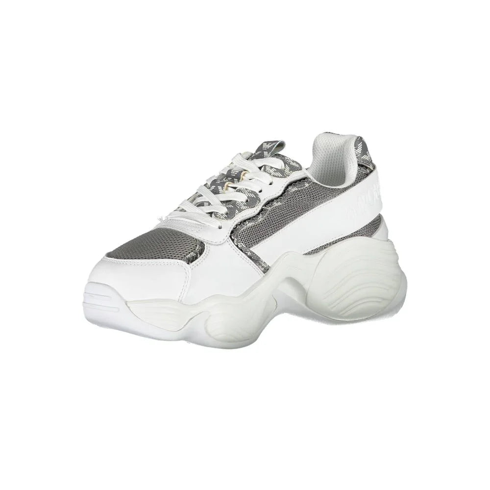 Emporio Armani White Polyester Sneaker - EU35/US5 - Sneakers