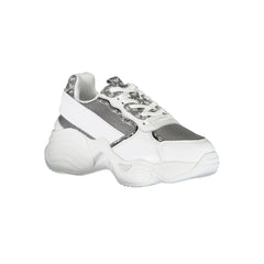 Emporio Armani White Polyester Sneaker - EU35/US5 - Sneakers