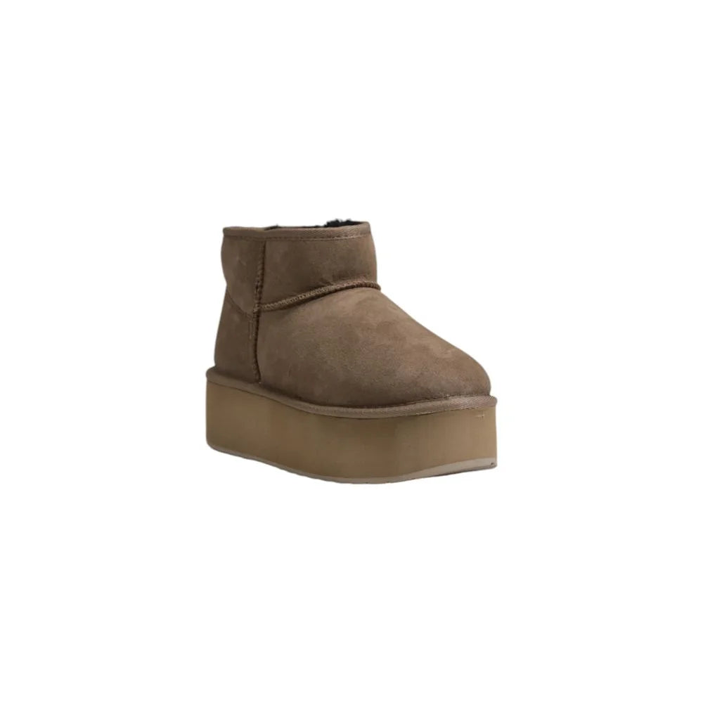 EMU Australia Beige Leather Ankle - Boots