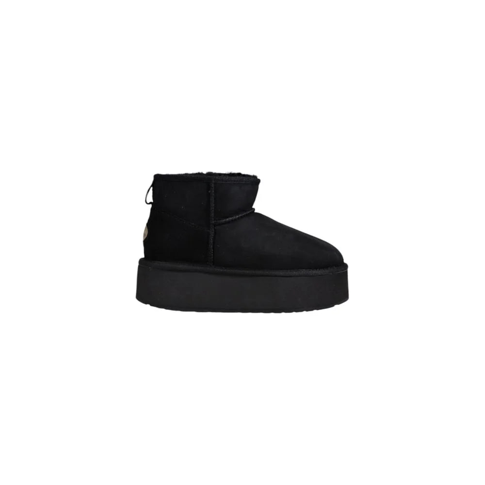 EMU Australia Black Leather Ankle - Boots