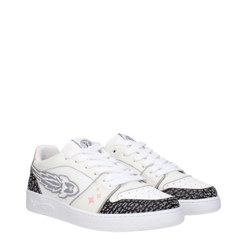 Enterprise Japan White Leather Athletic Sneakers - Sneakers