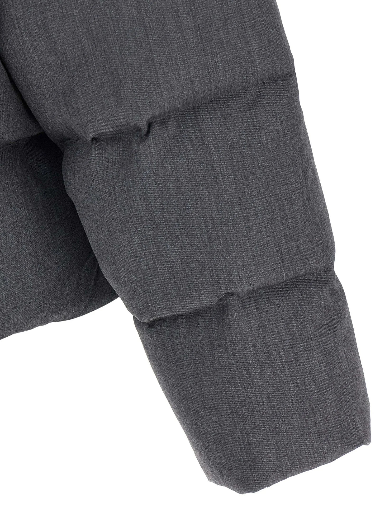 Entire Studios Gray Wool Full-Length Jacket