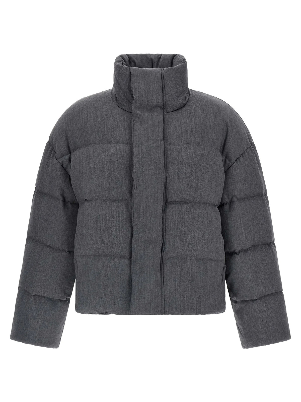 Entire Studios Gray Wool Full-Length Jacket
