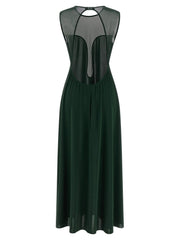 Eres Bicolor Polyamide Long Dress