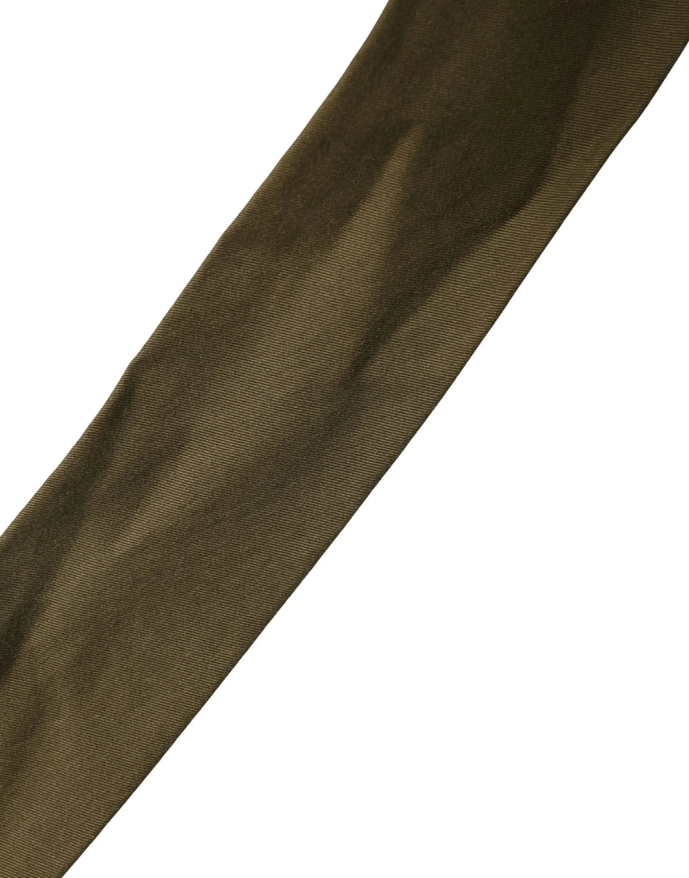 Ermanno Scervino Army Green Cotton Round Buckle Waist Belt - 85 cm / 34 Inches