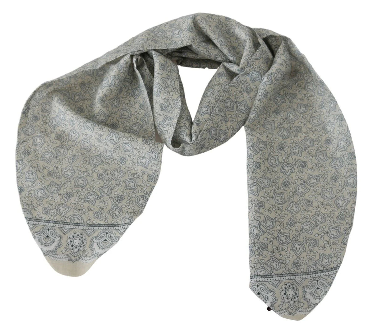 Ermanno Scervino Beige Blue Belt Wrap Beachwear Waist - Belts