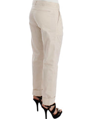Ermanno Scervino Beige Chinos Casual Dress Pants Khakis - IT40|S - Chinos