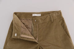 Ermanno Scervino Beige Cotton Corduroys Pants - IT38|XS - Trousers