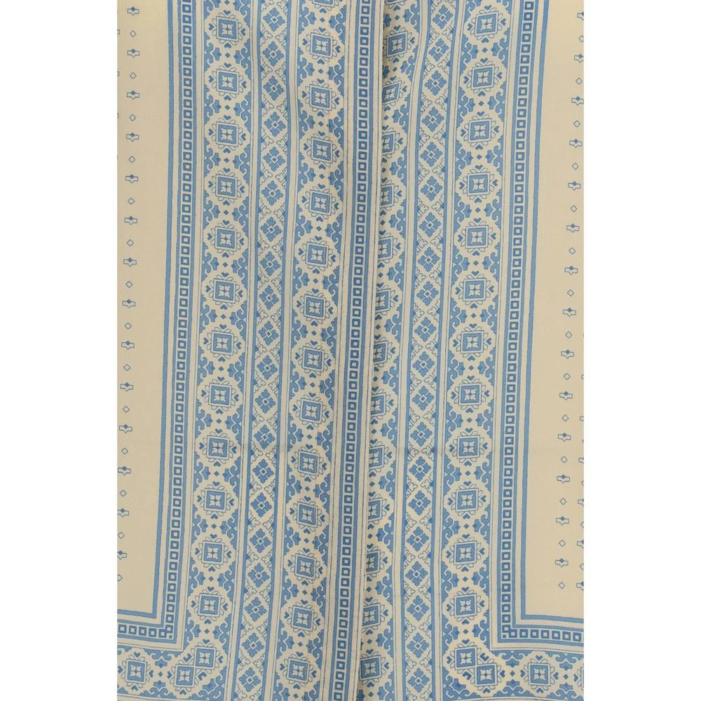 Ermanno Scervino Beige Silk Pattern Shirt - IT40 | M