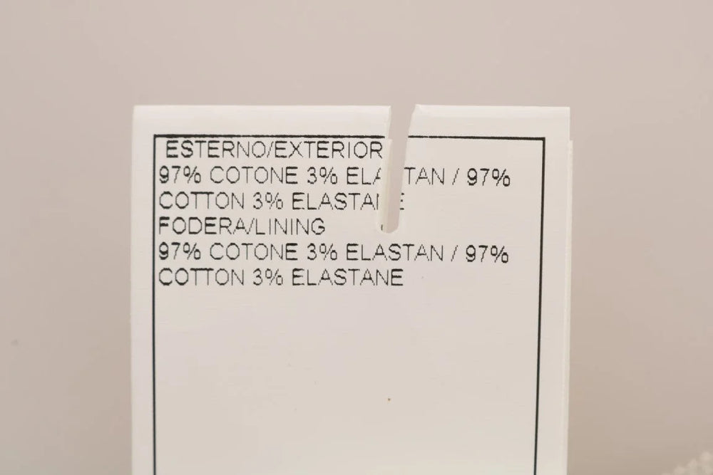 Ermanno Scervino Beige Slim Jeans Corduroy Skinny Pants - Jeans