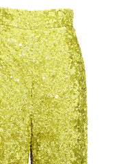 Ermanno Scervino Bicolor Polyamide Flared Pants