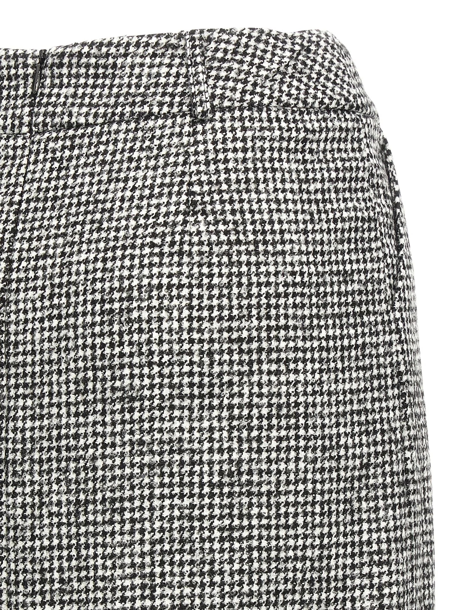 Ermanno Scervino Bicolor Wool Midi Skirt