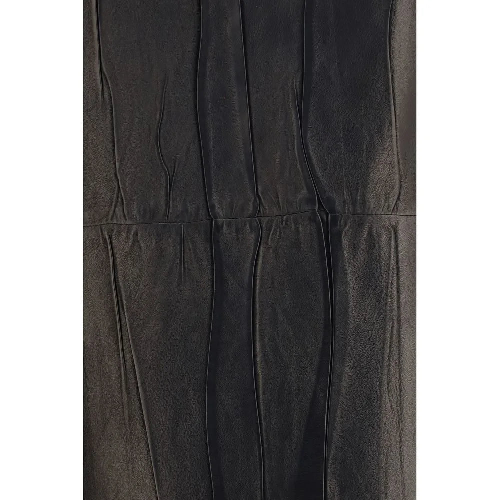 Ermanno Scervino Black Lamb Ovis Aries Aries Midi Skirt - IT40 | M