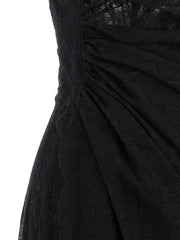 Ermanno Scervino Black Polyester Long Dress - IT40